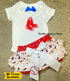 Girls Boston Red Sox Game Day Baseball Outfit