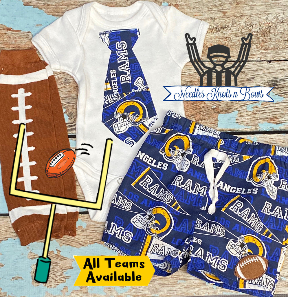 Boys NFL Football Team Outfit, Baby Boys Coming Home Outfit, Game Day –  Needles Knots n Bows