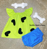 Pebbles Baby Costume, Pebbles Toddler Costume, Flintstones
