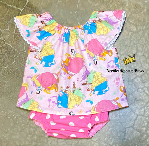 Girls Princess Top & Bloomer Outfit