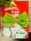 The Grinch Who Stole Christmas Bow Tie available in all sizes.