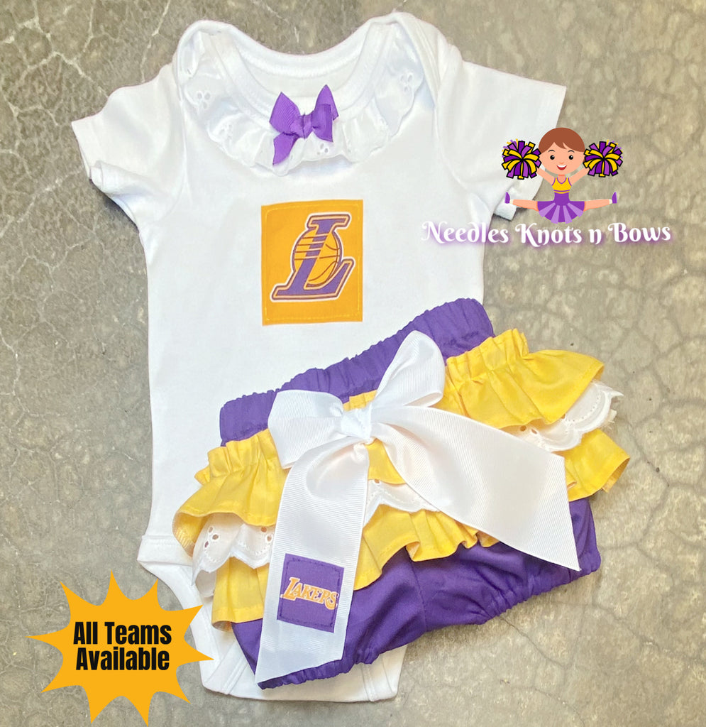 Girls LA Lakers Game Day Basketball Outfit, Baby, Toddler