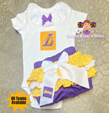 Girls LA Lakers Game Day Basketball Outfit, Baby, Toddler