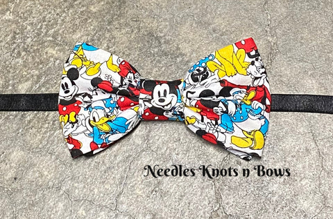 Mickey & Friends pre tied bow tie
