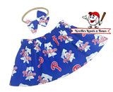 Girls Philadelphia Phillies Game Day Baseball Outfit