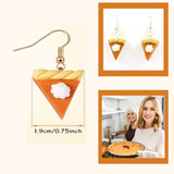 Pumpkin Pie Thanksgiving Holiday earrings