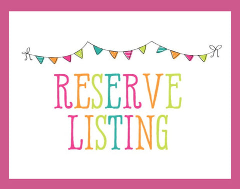 Copy of Reserved Listing: Lisa Jones Order #3