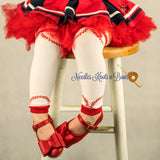 Choice #2:  Baseball Stitches leg warmers