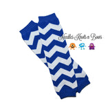 Baby, Toddler Blue chevron leg warmers