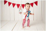 Boys Cake Smash Outfit, Dr. Suess 1st Birthday Outfit