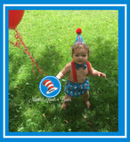 Boys Cake Smash Outfit, Dr. Suess 1st Birthday Outfit