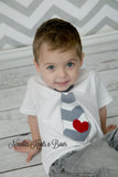 Boys Valentines Day Tshirt, Baby Boys Valentines Onesie
