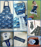 Dallas Cowboys Apron, Mens, Womens Football Apron with Pocket, Aprons