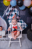 Boys Cars 1st Birthday Outfit
