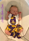 Boys LSU Tigers Football Outfit, Baby Boys Louisiana State University Game Day Outfit
