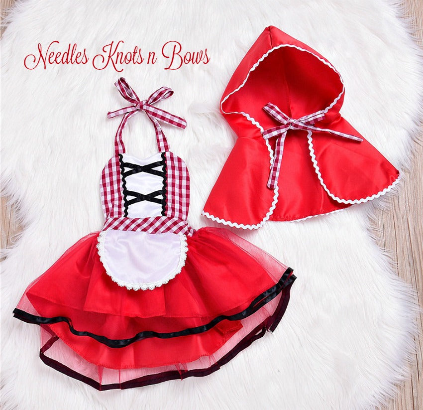 Little Red Riding Hood Costume, Baby Girls Halloween Costume, Baby Costume, Halloween Costume 12/18 Months / 2 piece ONLY Little Red Riding Hood Costume, Baby Girls Halloween Costume, Baby Costume, Halloween Costume 12/18 Months / 2 piece ONLY