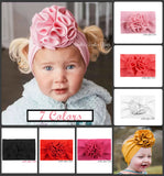 Messy Baby Bow Headband, Shredded Baby Bow Headwrap