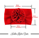 Messy Baby Bow Headband, Shredded Baby Bow Headwrap