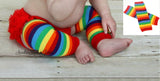 Baby / Toddler Rainbow striped leg warmers