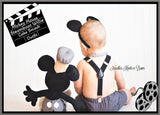 Boys Steamboat Willie Cake Smash Outfit, Mickey Mouse