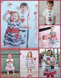 Boys Valentines Day Tshirt, Baby Boys Valentines Onesie