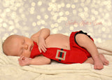 Boys Christmas Cake Smash, Newborn Baby Photo Prop Outfit