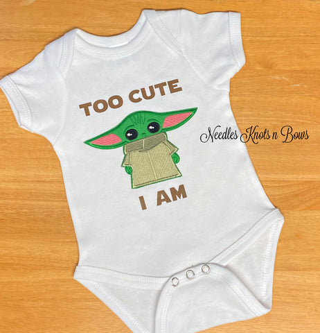 Newborns enter a galaxy far, far away in Baby Yoda-inspired outfits