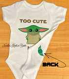Star Wars Mandalorian baby outfit for boy