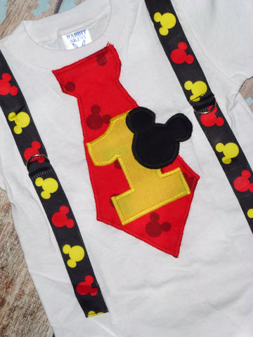 Boys Mickey Mouse Birthday Shirt - Sabra Leak