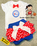 Girls Philadelphia 76ers Basketball Outfit