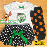 Girls Boston Celtics Game Day Basketball Outfit