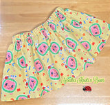 Girls Cocomelon Skirt, Baby Toddler Skirt