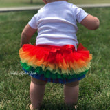 Rainbow Tutu Bloomers, Diaper Cover, Baby Tutu