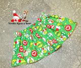 Girls Grinch 1st Birthday Outfit, Christmas Birthday Outfit