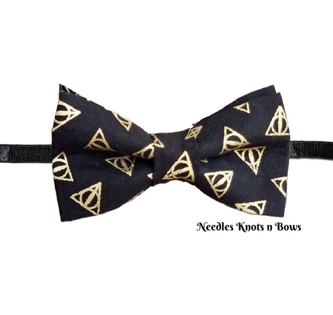 Harry Potter Deathly Hallows Bow Tie