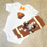 Cleveland Browns Game Day Football Outfit, Baby Toddler