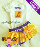 baby girls and toddlers LA Lakers basketball outfit.