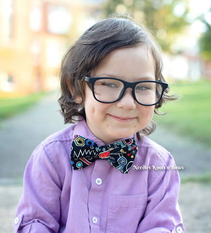 Chemistry, Math, School Pre Tied Bow Tie