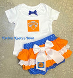 Girls New York Knicks Game Day Basketball Outfit