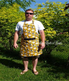 Pittsburgh Steelers men's apron with pocket. 