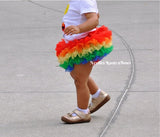 Rainbow Tutu Bloomers, Diaper Cover, Baby Tutu