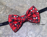 Spiderman Pre Tied Bow Tie