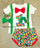 Boys Very Hungry Caterpillar 1st Birthday Outfit