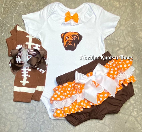 Cleveland Browns Game Day Football Outfit, Baby Toddler