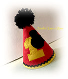 Boys Mickey Mouse Birthday Hat. This can be added on to your order