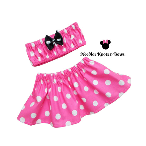 Girls Minnie Mouse Cake Smash Outfit, 1st Birthday Outfit