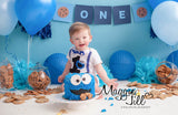 Boys Cookie Monster Birthday Shirt