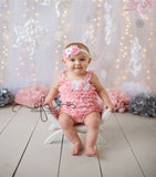 Girls Pink Petti Lace 1st birthday outfit