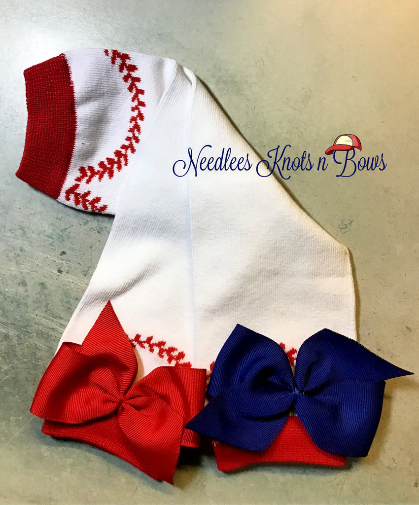 Baseball Leg Warmers for Babies & Toddlers, Boys and Girls Needles