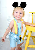 Boys Blue Mickey Mouse Cake Smash Outfit, 1st Birthday Outfit